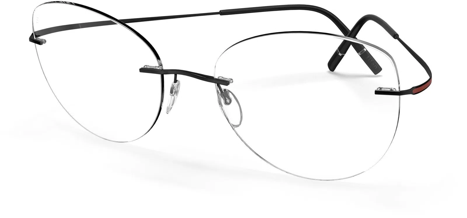 Silhouette Titan Minimal Art Stellar Demo Rimless 5599 Eyeglasses - view 67